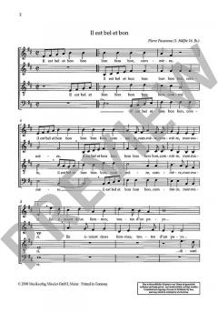 Il est bel et bon / Ein Hennlein weiss von Antonio Scandello (Download) 