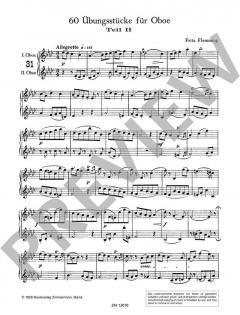 60 Übungsstücke in fortschreitender Schwierigkeit Teil 2 von Fritz Flemming (Download) 