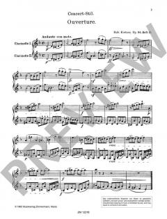 Duette für 2 Klarinetten op. 94 Heft 2 von Robert Kietzer (Download) im Alle Noten Shop kaufen