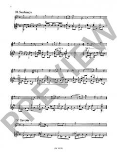 Suite e-Moll von Jean Baptiste Loeillet de Gant (Download) 