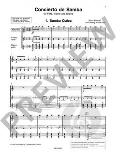 Concierto de Samba von Klaus Wüsthoff (Download) 