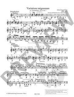 Variations mignonnes / Nocturne / Capriccio von Johann Kaspar Mertz (Download) 