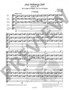 Aus Holbergs Zeit op. 40 von Edvard Grieg (Download) 