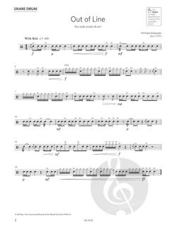 Percussion Exam Pieces & Studies, ABRSM Grade 3 