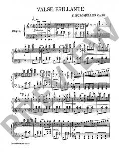 Valse brillante op. 89 von Johann Friedrich Burgmüller 