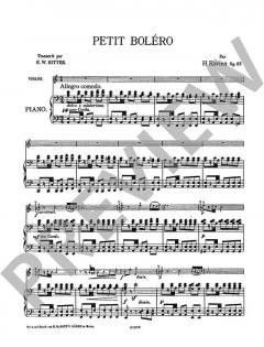 Petit Bolero von HenriRitter, E. W. Ravina 