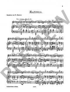 Mazurka op. 17/1 von Frédéric Chopin 