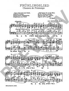 Frühlingslied op. 15 von Adolph Henselt 