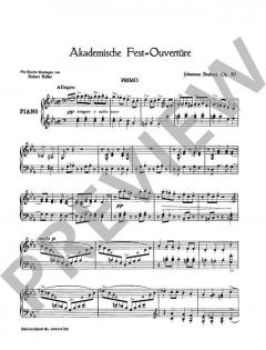Akademische Fest-Ouvertüre op. 80 von Johannes Brahms 