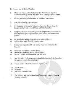 The Emperor and the Bird of Paradise von Alan Ridout 