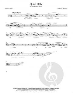 Quiet Hills (Bass Clef) von Norman Warren 