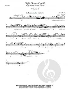 Eight Pieces Volume 2 op.83 von Max Bruch 