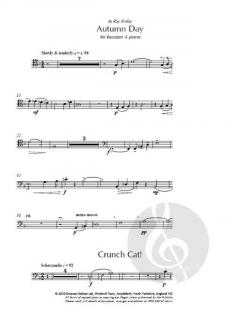 Autumn Day and Crunch Cat! von Eve Barsham 