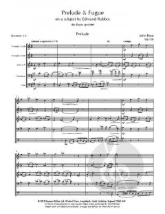 Prelude and Fugue von John Rose 