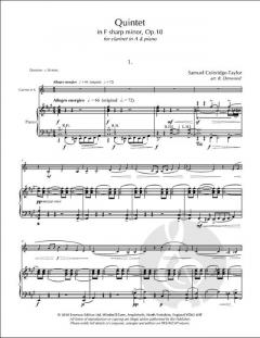 Quintet op.10 von Samuel Coleridge-Taylor 