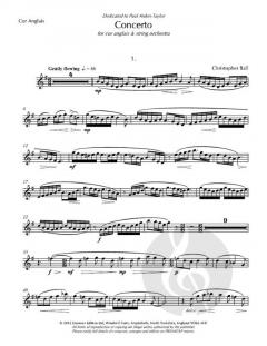 Concerto for Cor Anglais von Christopher Ball 