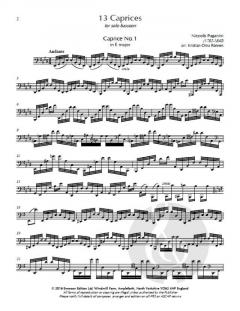 13 Caprices von Niccolò Paganini 