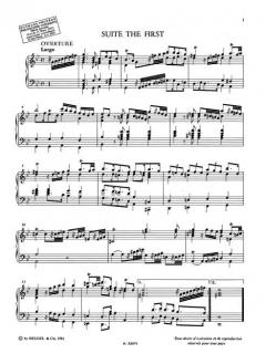 6 Suites of Lessons for The Harpsichord von Thomas Chilcot 