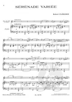 Serenade Variee von Robert Clerisse 