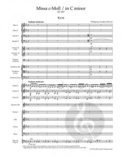 Missa c-Moll KV 427 von Wolfgang Amadeus Mozart 