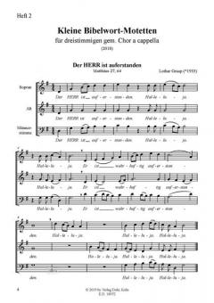Kleine Bibelwort-Motetten Heft 2 von Lothar Graap 