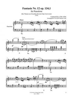 Fantasie Nr. 12 von Ferdinand Ries 