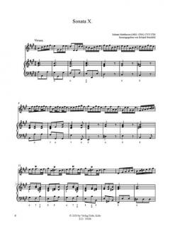 Der brauchbare Virtuoso 4 für Violine und Basso continuo von Johann Mattheson im Alle Noten Shop kaufen