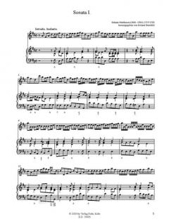 Der brauchbare Virtuoso 1 für Violine und Basso continuo von Johann Mattheson im Alle Noten Shop kaufen
