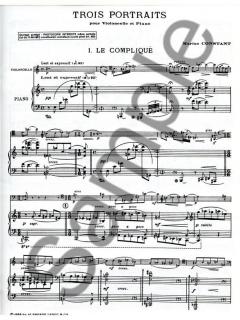 3 Portraits von Marius Constant 