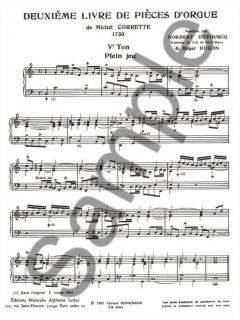 Livre D'Orgue No.2 von Corrette 