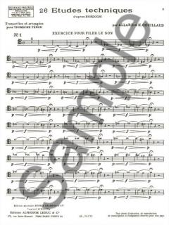 26 Etudes Techniques d'après Bordogni von Henri Couillaud 