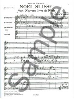 Noel Suisse von Louis-Claude Daquin 