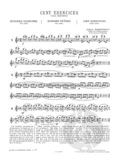 100 Exercices von Albert Debondue für Oboe im Alle Noten Shop kaufen