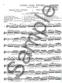 25 Etudes von Albert Debondue für Oboe im Alle Noten Shop kaufen