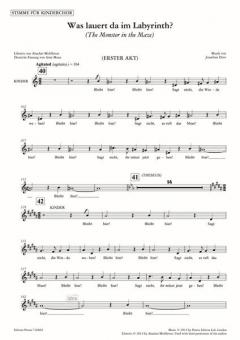 Was lauert da im Labyrinth? von Jonathan Dove 