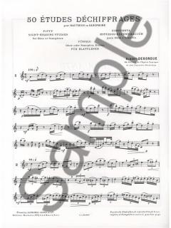 50 Etudes-Déchiffrages von Albert Debondue 