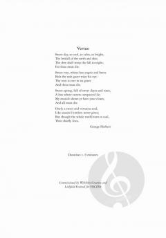 Vertue von Jonathan Dove 