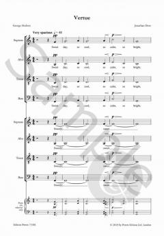 Vertue von Jonathan Dove 