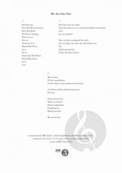 We Are One Fire von Jonathan Dove 