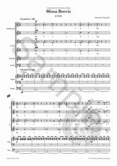Missa Brevis von Alexander Campkin 