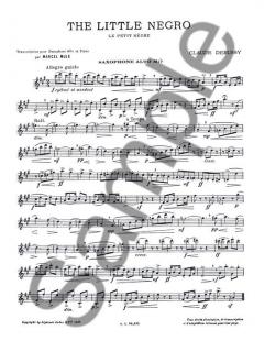 Petit Negre von Claude Debussy 