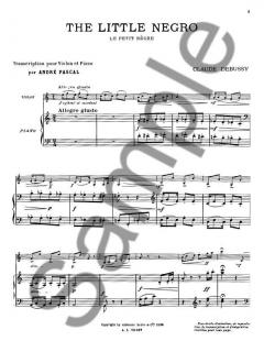 Petit Negre von Claude Debussy 