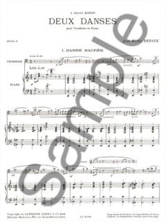2 Danses von Jean-Michel Defaye für Posaune und Klavier im Alle Noten Shop kaufen