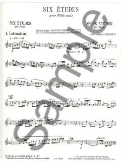 6 Etudes von Jean-Michel Defaye 