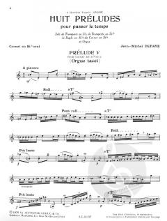 8 Preludes pour passer le temps D von Jean-Michel Defaye 
