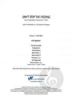 Can't Stop The Feeling von Justin Timberlake 