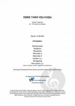 More Than You Know von Axwell Λ Ingrosso 