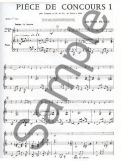 Piece De Concours 1 von Jean-Michel Defaye für Trompete in C oder B und Klavier im Alle Noten Shop kaufen