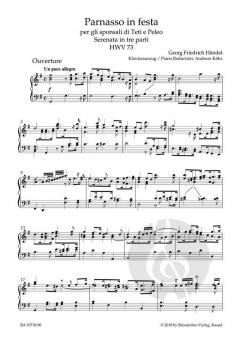 Parnasso in festa per gli sponsali di Teti e Peleo von Georg Friedrich Händel (Download) 