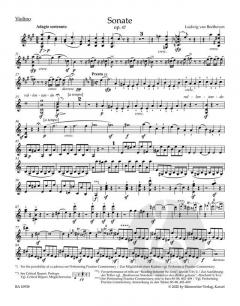Sonate in A op. 47 von Ludwig van Beethoven 